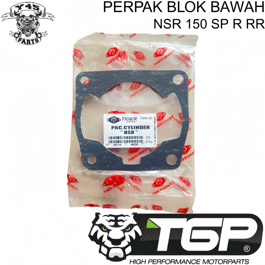 PACKING PERPAK BLOK BAWAH BURING HONDA NSR 150 SP NSR R NSR RR TGP