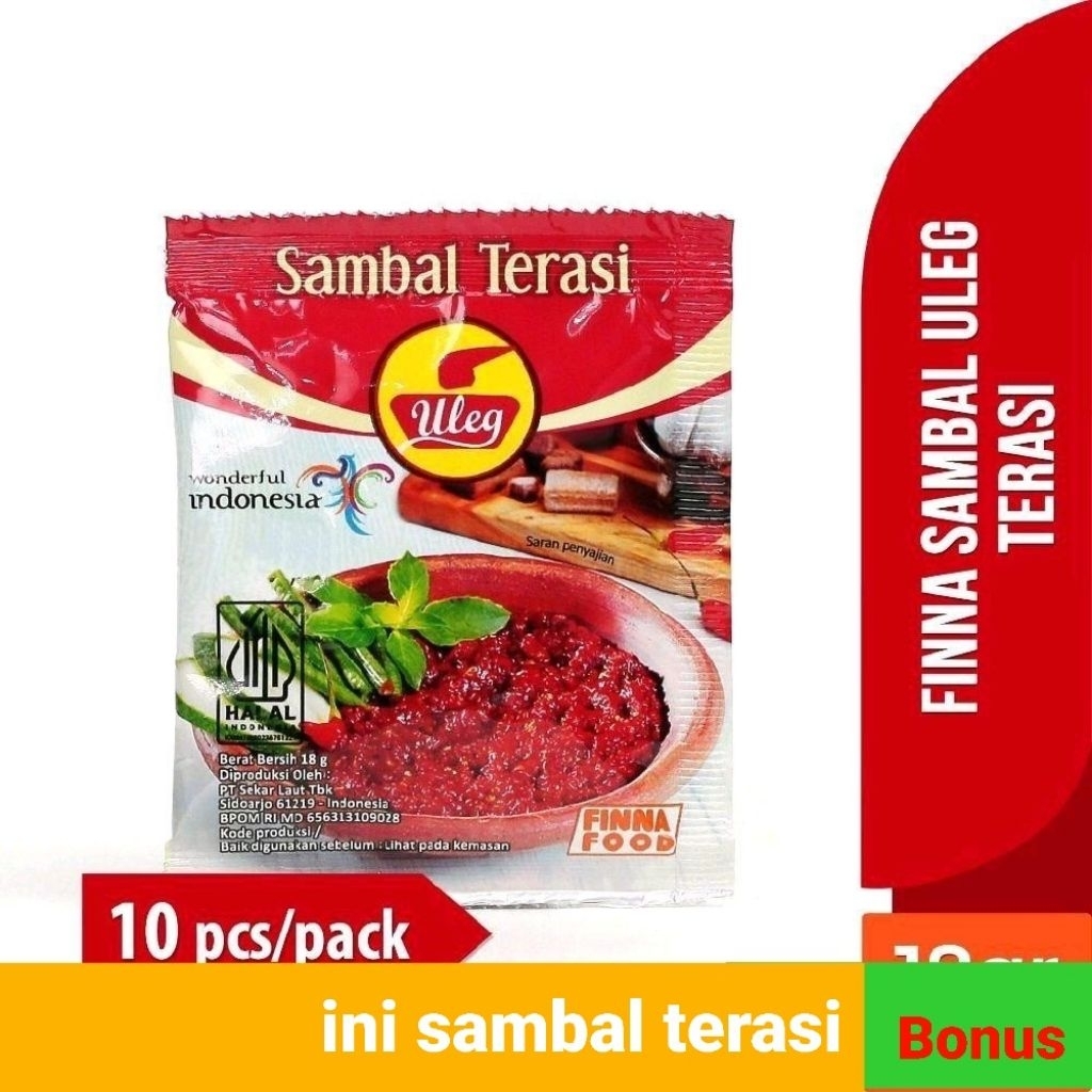 

finna sambal uleg terasi (pack 10 pcs) @18g
