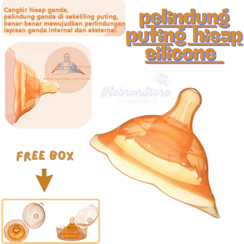 Pelindung Puting Payudara Silicon /Dot Pelindung Payudara Nipple Cover Free Box