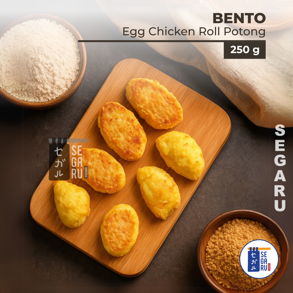 

Egg Chicken Roll Potong | Bento Frozen Food Homemade Halal isi 10 Pcs