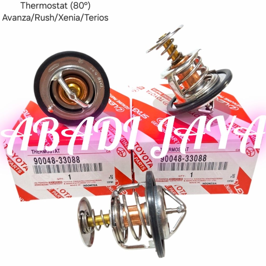 THERMOSTAT TERMOSTAT TOYOTA AVANZA XENIA RUSH TERIOS 2004-2011 ORIGINAL