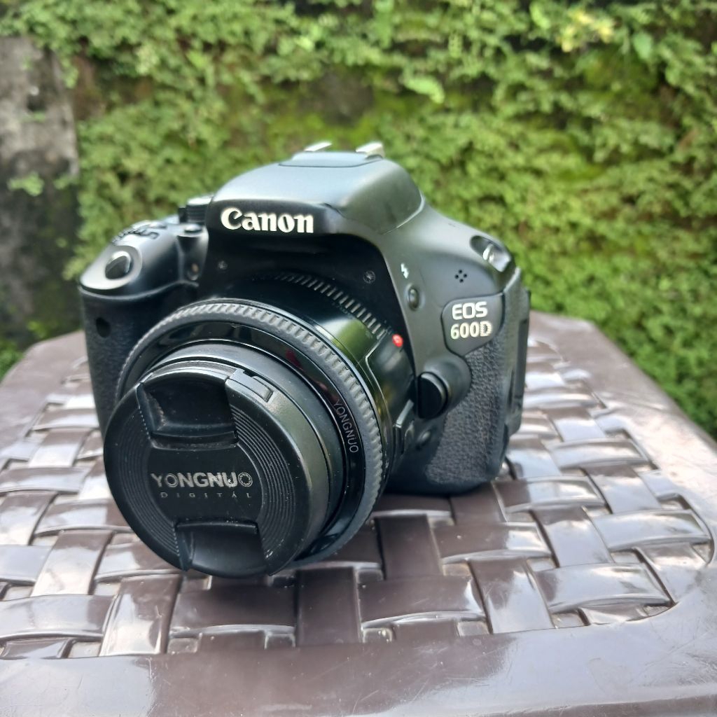 600D CANON+lensa Fix YongNuo 50mm