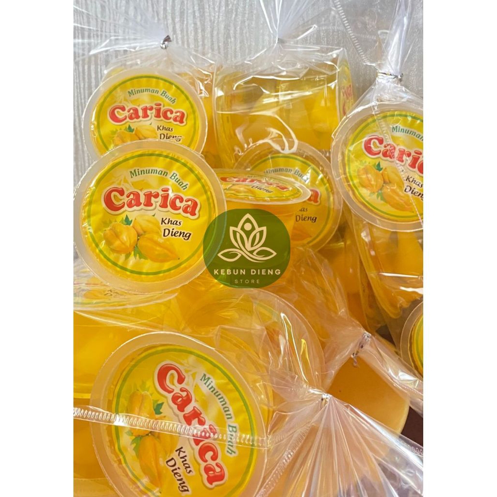 

carica khas dieng, isi 6 cup. grosir & eceran