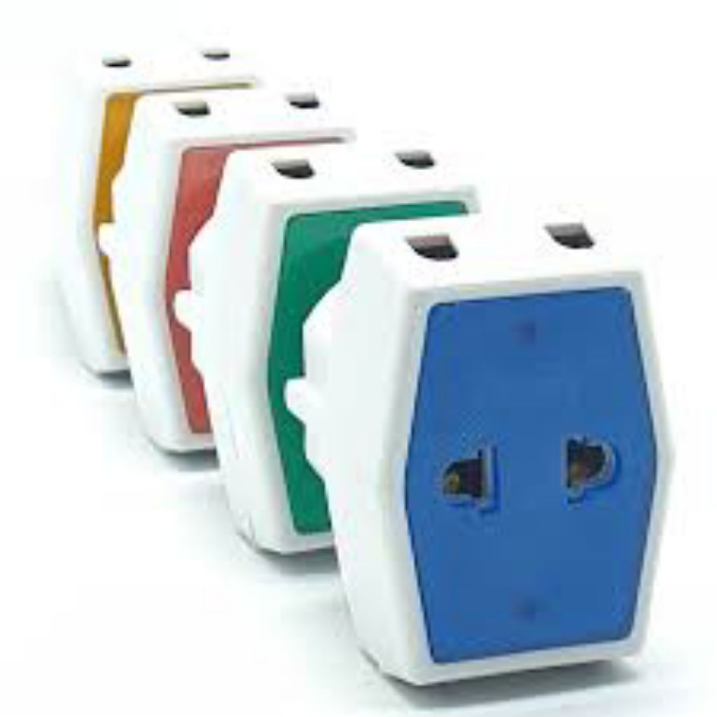 Steker T Multi / Colokan T Multi 3 Lubang / T Mini / Colokan Listrik