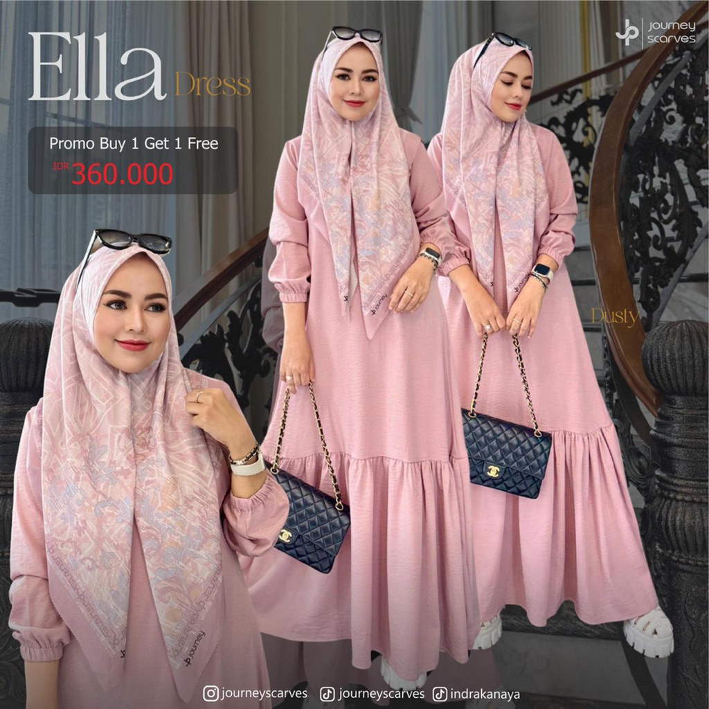 READY ELLA DRESS BY JOURNEY SCARVES