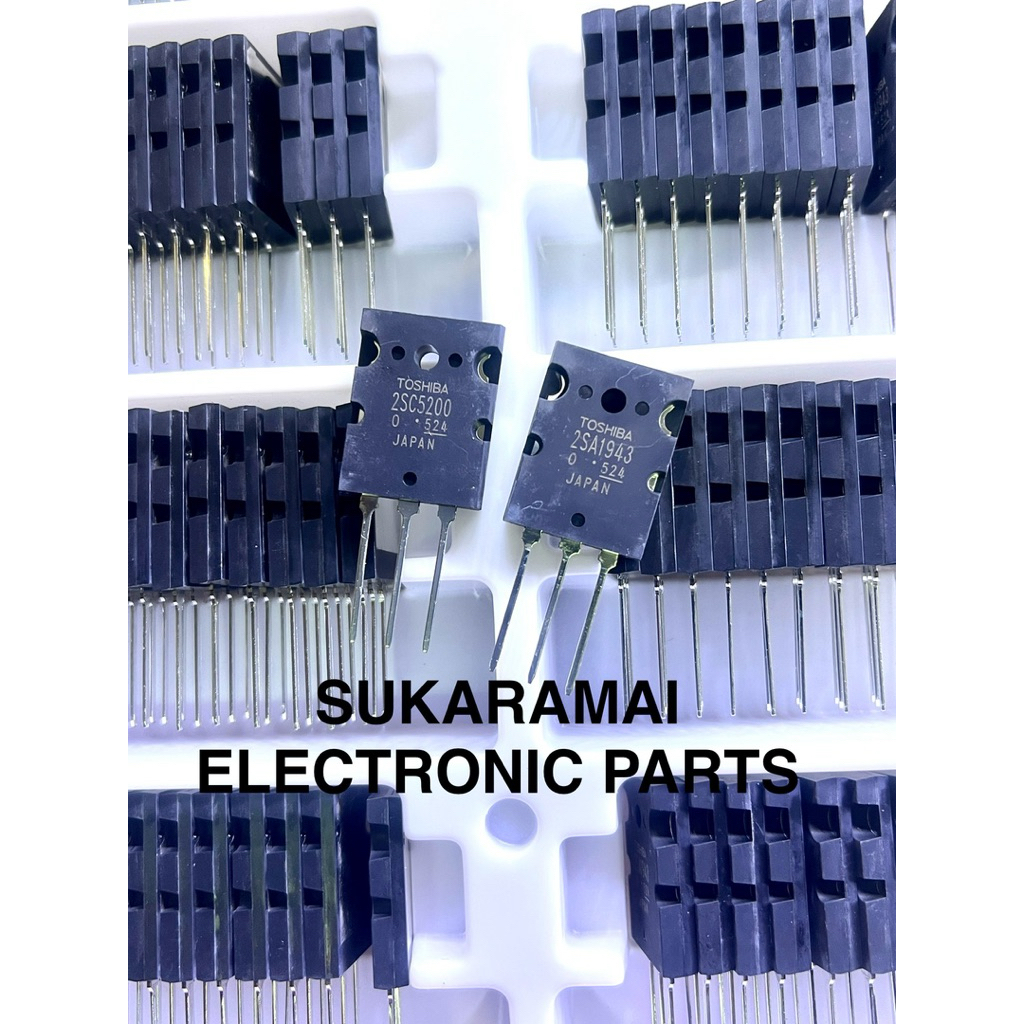 Transistor power A1943 C5200 Set A 1943 C 5200 LOT 524 PASANGAN