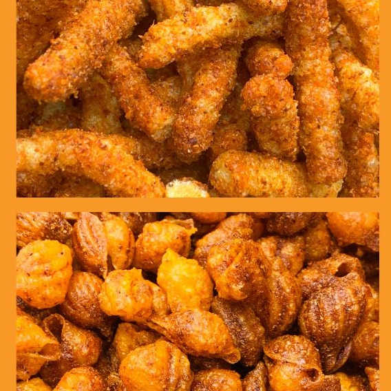 

PAKET BUNDLING 2 KG (KERANG & MIE JUJUT) SIEBEREM SNACK TASIKMALAYA