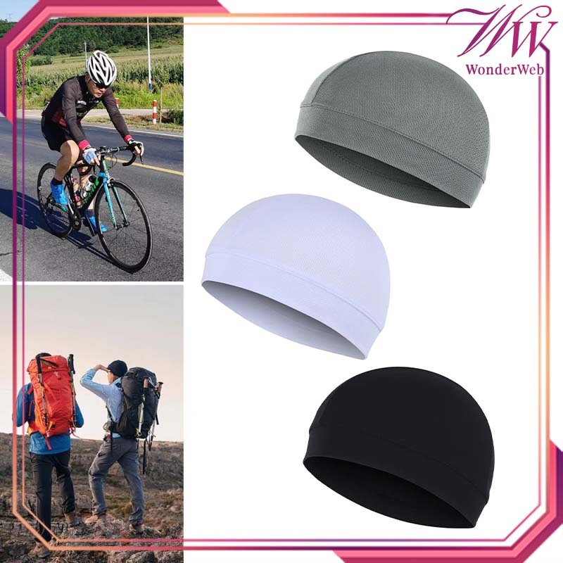 Cap Inner Helm Motor Sepeda Anti Uv Topi Sepeda Kupluk Helm Pelindung Kepala