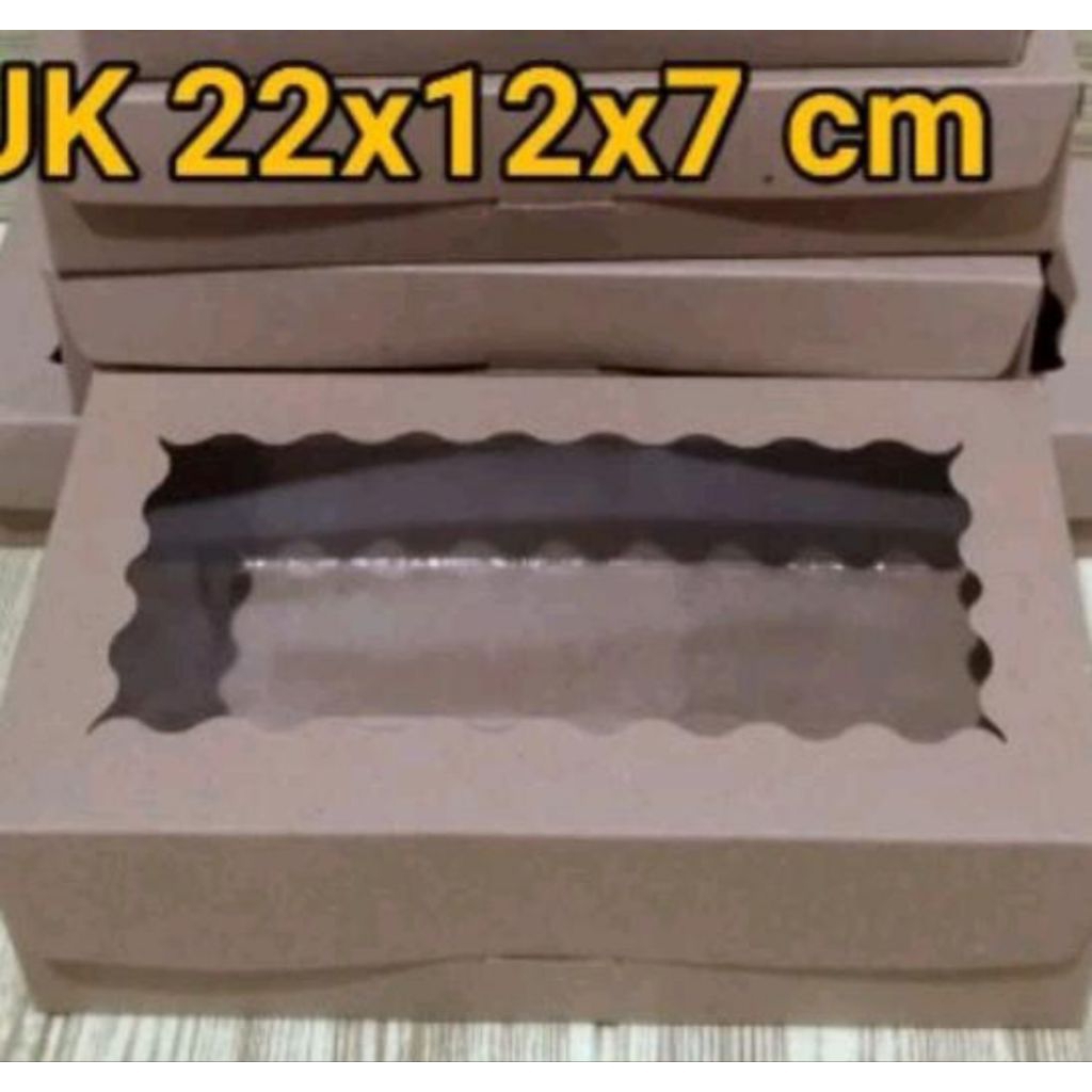 

Dus kraft 22x12 coklat/lembar