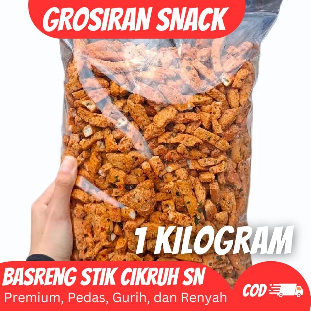 

(1 KG) BASRENG STIK CIKRUH DAUN JERUK PREMIUM SN/ BASRENG SULTAN / BASRENG VIRAL