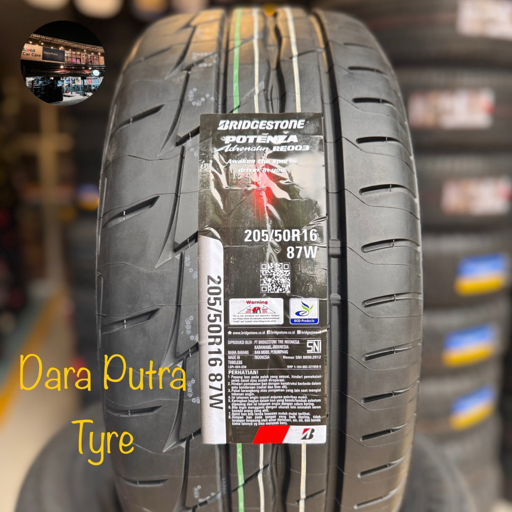 ban mobil 205 50 16 bridgestone potenza adrenalin re003 Ban 205/50 R16 Bridgestone Potenza Adrenalin