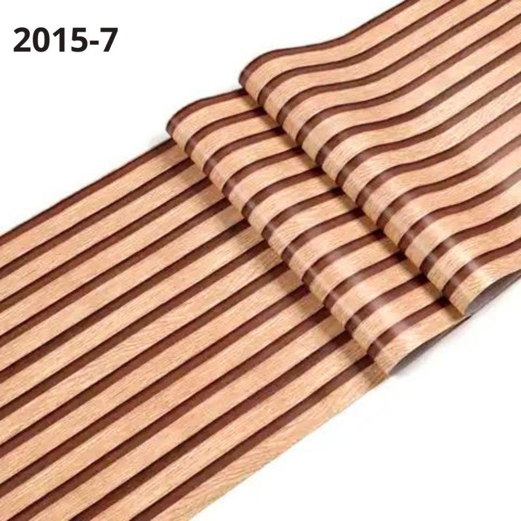 WALLPAPER DINDING MOTIF KAYU PANEL WARNA COKLAT MUDA/WALLPAPER DINDING KAYU PANEL MODERN MEWAH/WALLP