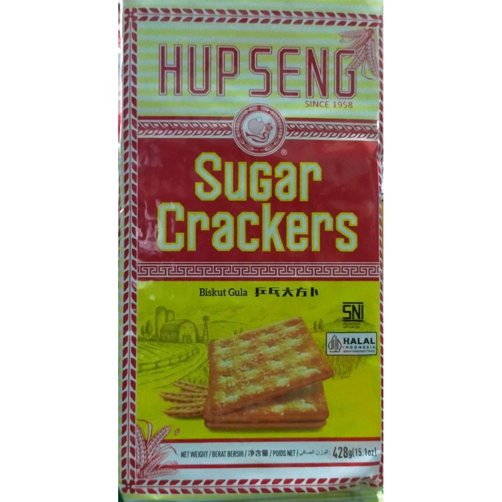 

Hup Seng Sugar Crackers Cap Ping Pong 428 gram