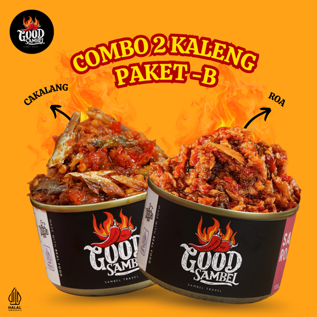 

Paket Best Nagih Duo Sambel Cakalang & Sambel Roa | (produk tester)