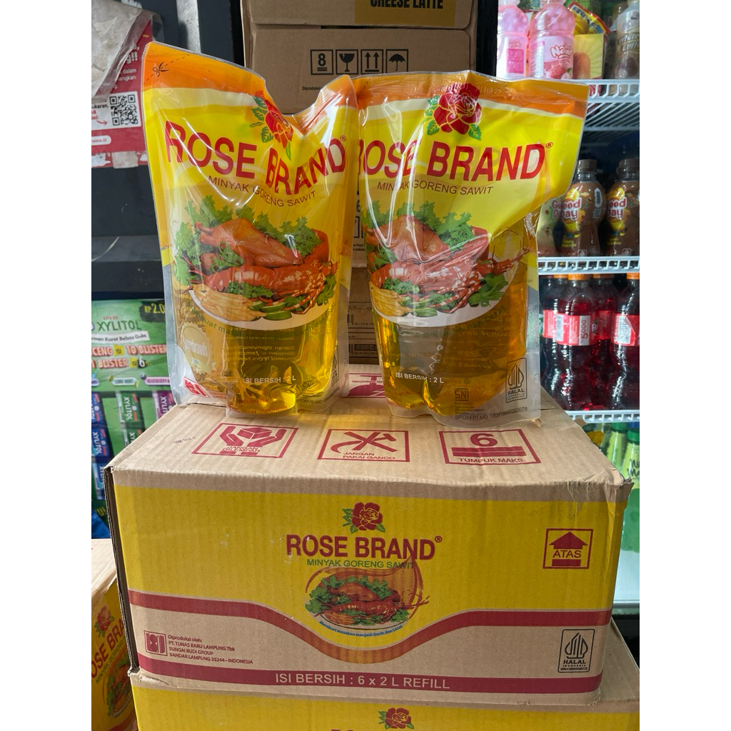 

MINYAK GORENG ROSE BRAND REFIL 2L DUS ( 6 PCS )