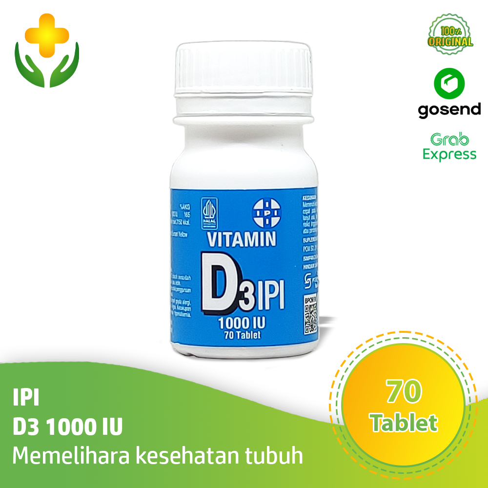Vitamin D3 1000 IU IPI 70 Tablet
