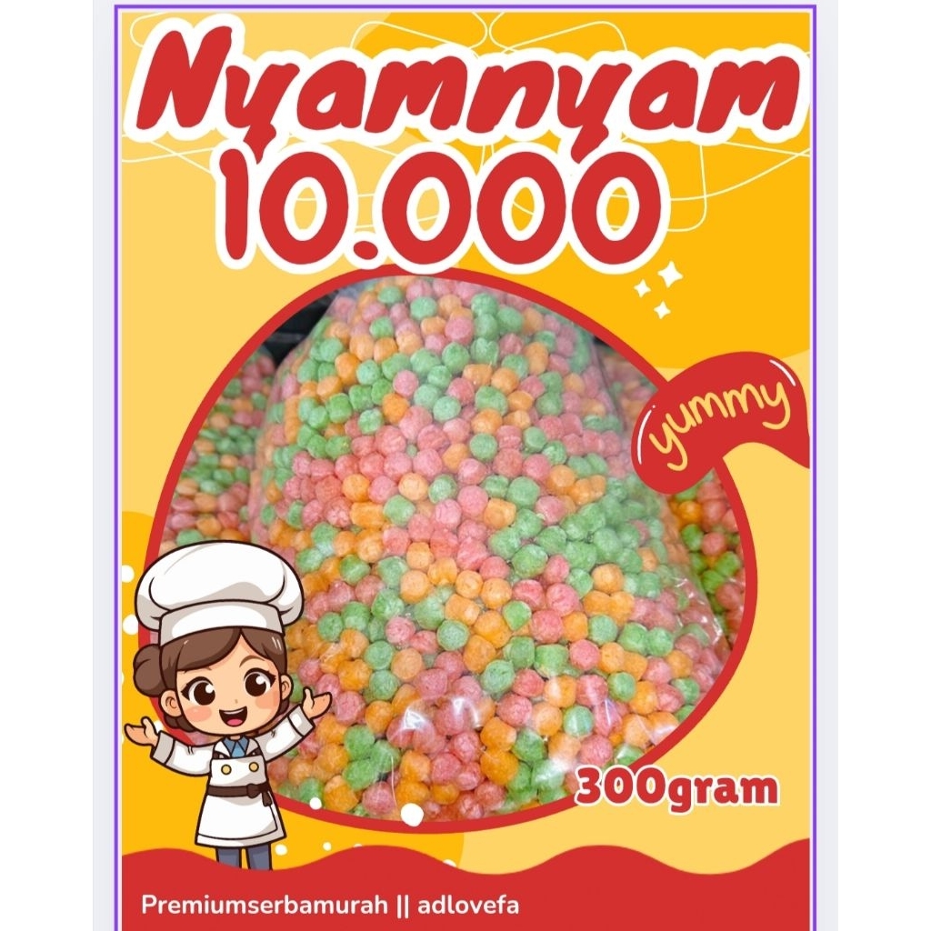 

TERMURAH!! NYAMNYAM ISI BANYAK 300GRAM