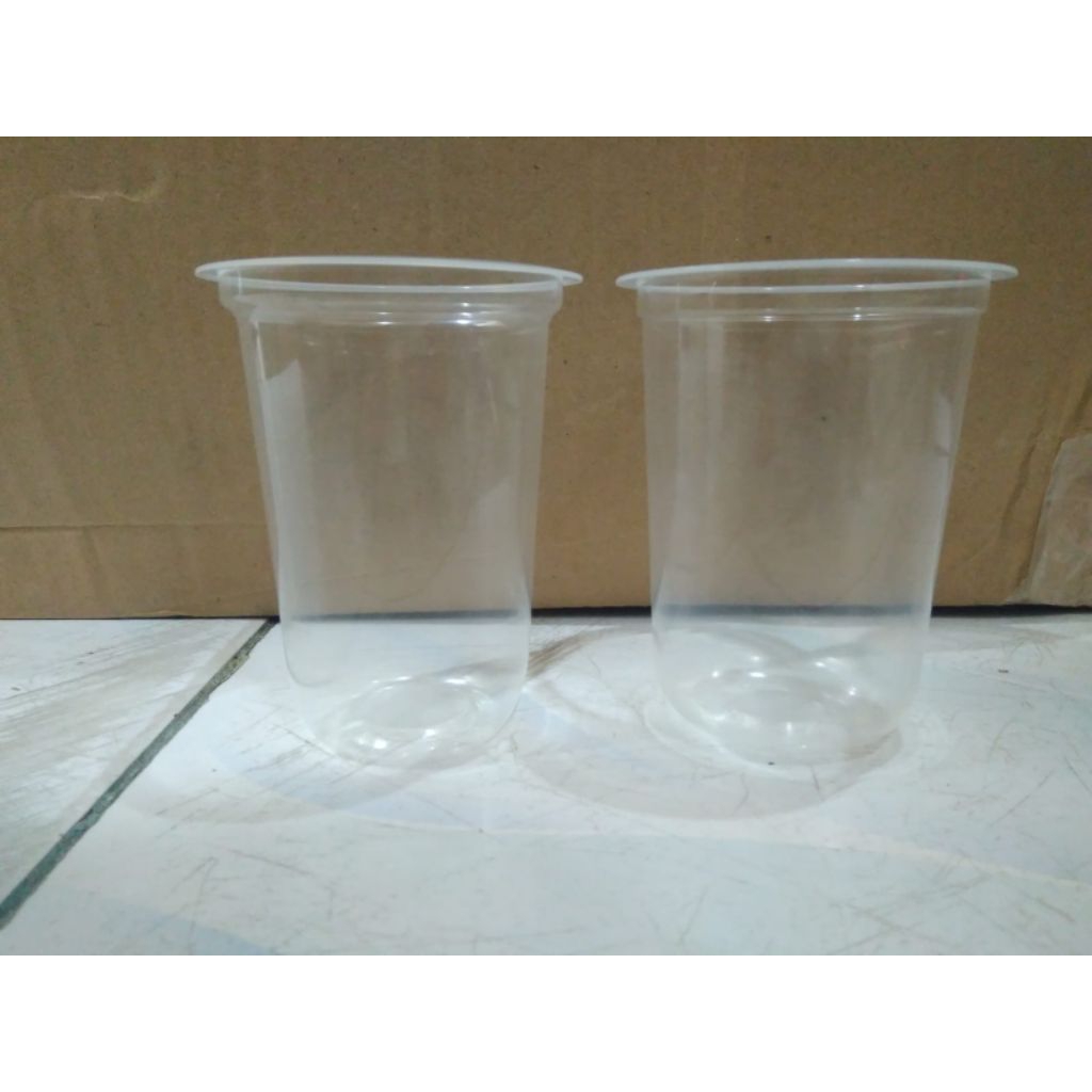 Sablon cup plastik 16 Oz 7 Gram , Sablon Gelas Plastik 16 oz [ OVAL ]
