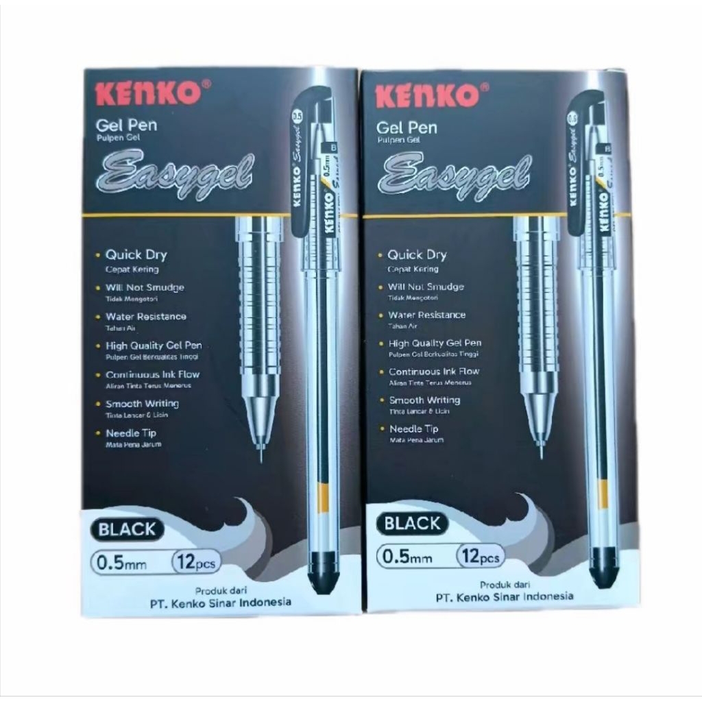 

Pulpen Pen Kenko Easy Gel 1 kotak / 1 lusin