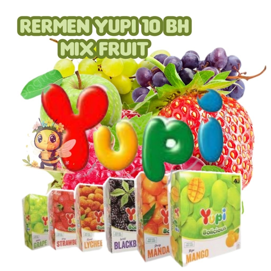 

Permen Yupi Aneka Rasa Buah 10pcs