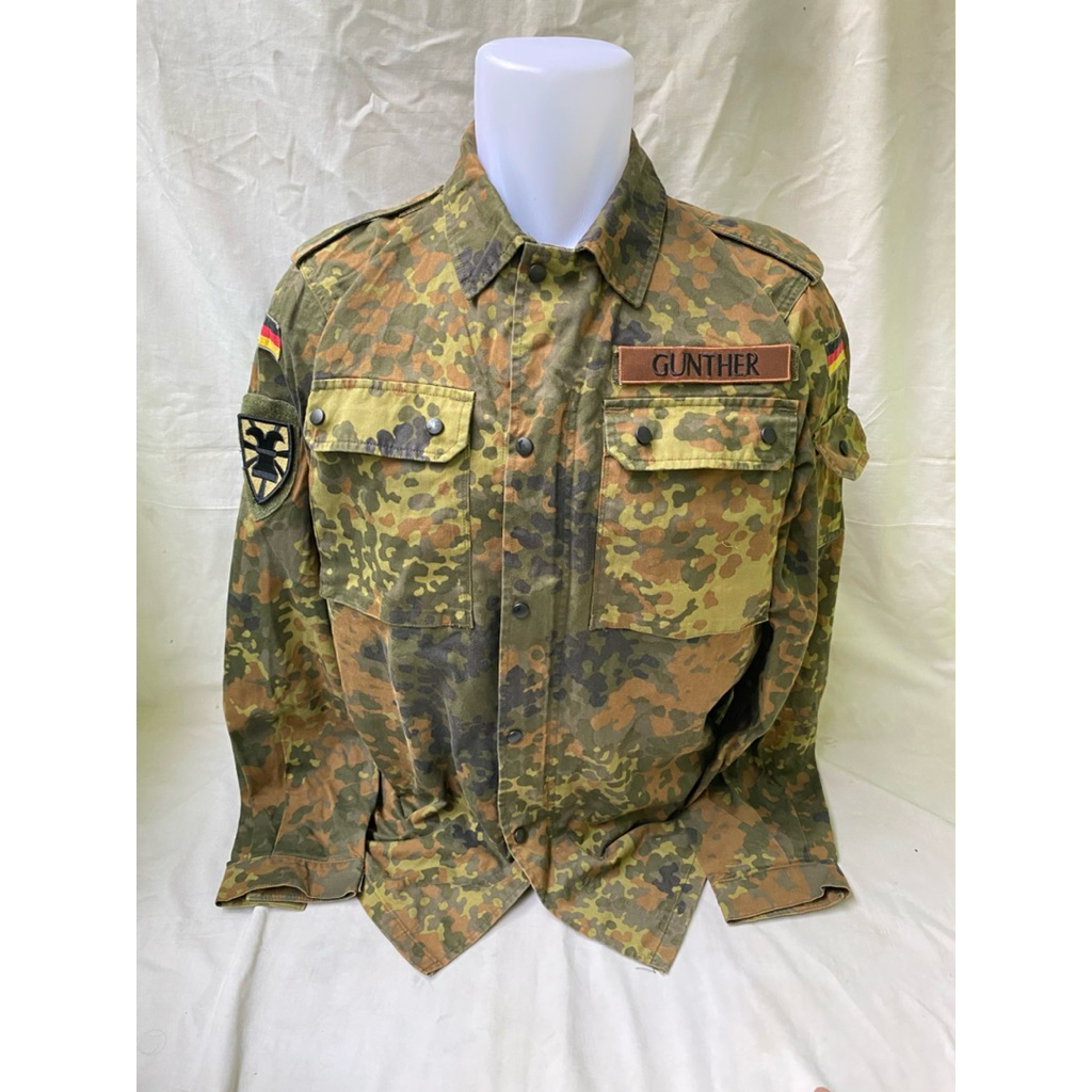 Kemeja BDU Camo loreng Flecktarn Tentara Jerman Army (23)