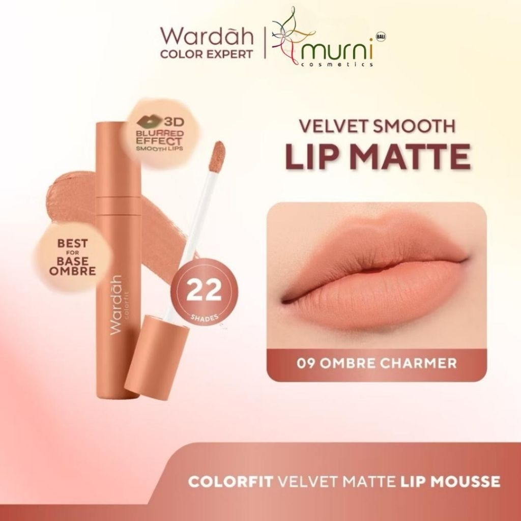 WARDAH COLORFIT VELVET MATTE LIP MOUSSE [[SHADE 09-14]]