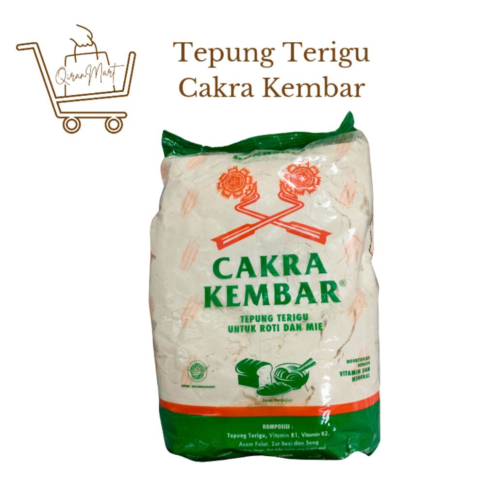 

Tepung Cakra Kembar 1 kg