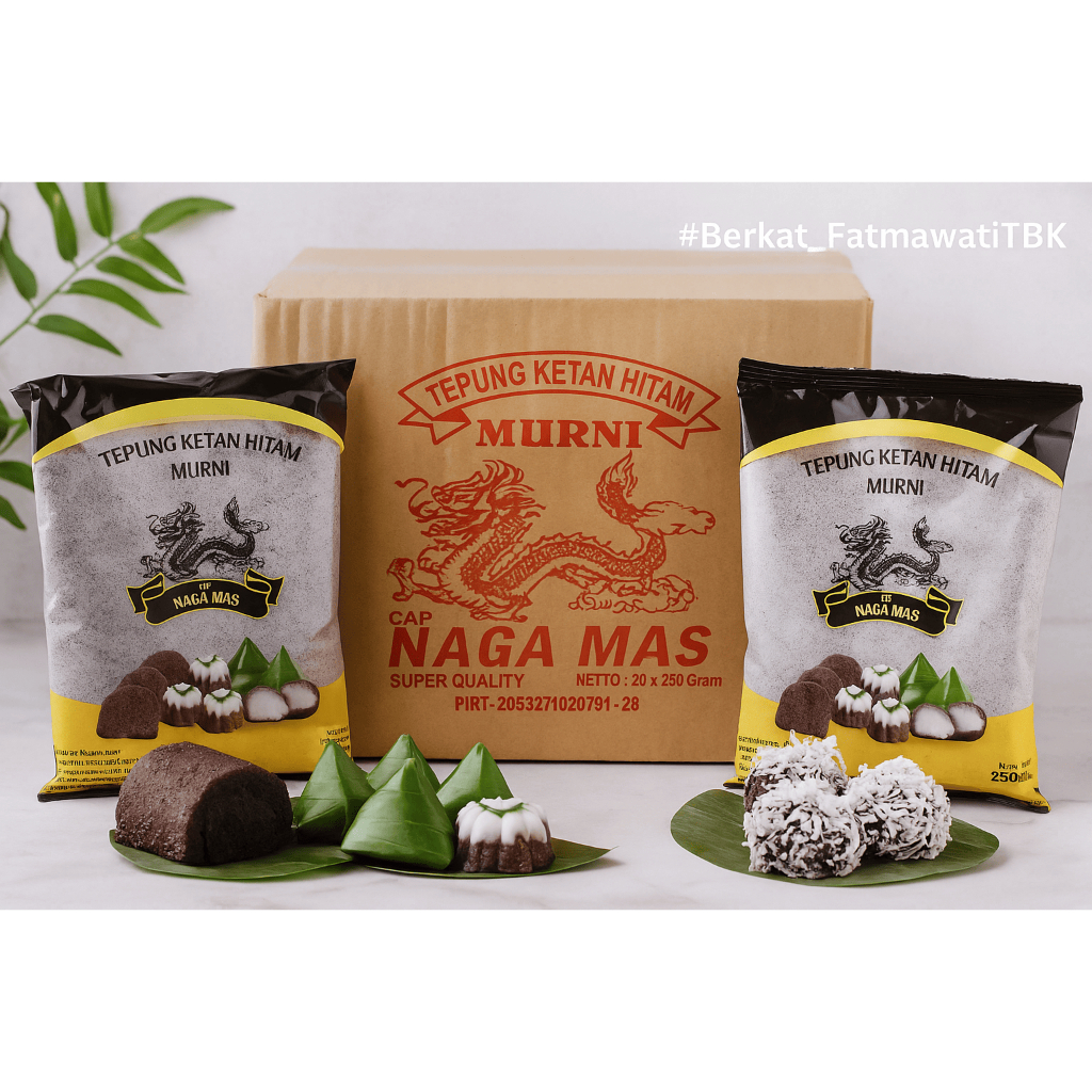 

TEPUNG KETAN HITAM NAGA MAS / KETAN HITAM