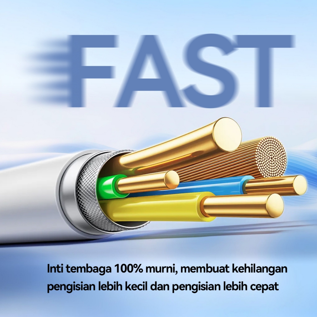 Begafiam - Varkverk Kabel Data Panjang 3M/4M Type-C Ke Lightning / Type-C Ke Type-C Untuk Live