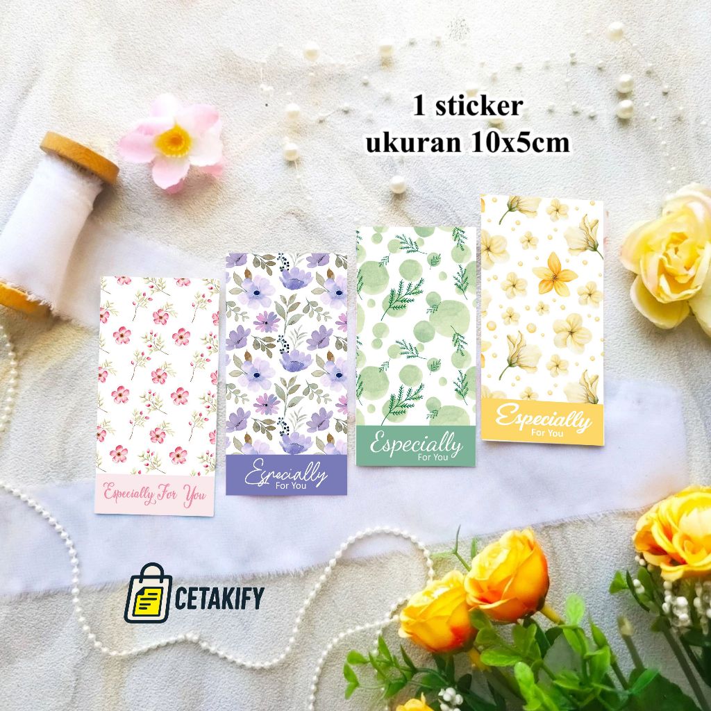 

Sticker / STIKER ESPECIALLY FOR YOU / SEAL / SEAGEL PACKAGING PACKING [ READY STOK MURAH ] 10 x 5cm