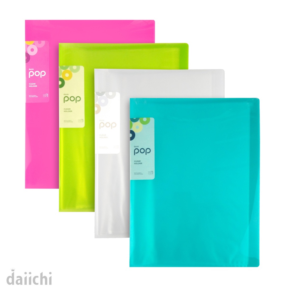 

KODE O44J Daiichi Clear Holder Trasnparan Cover 3 Pocket Dokumen Keeper Display Book ukuran FC A4
