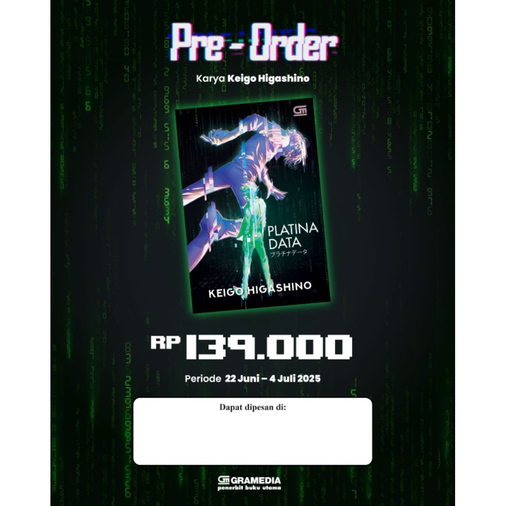 Platina Data - Keigo Higashino