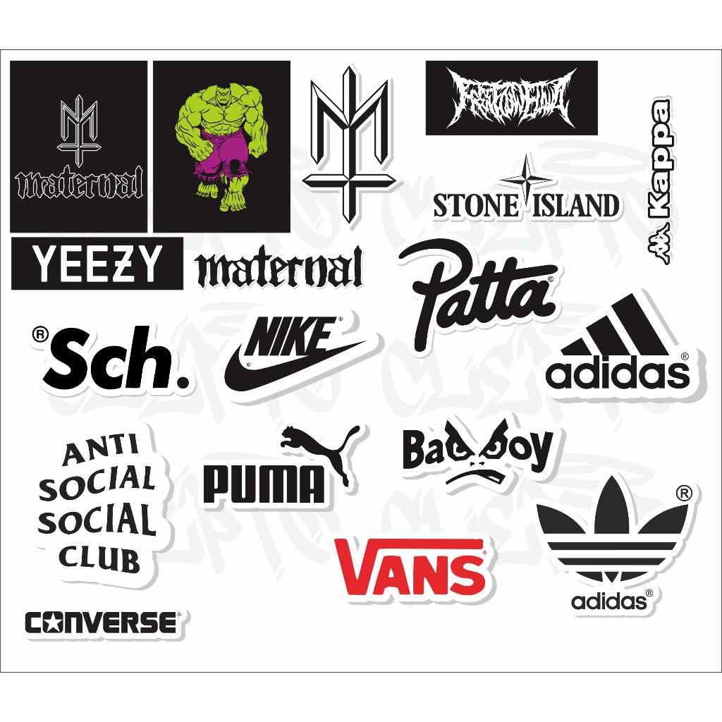 

STIKER BRAND-COCOK UNTUK PASANG CASE HP ATAU LAPTOP