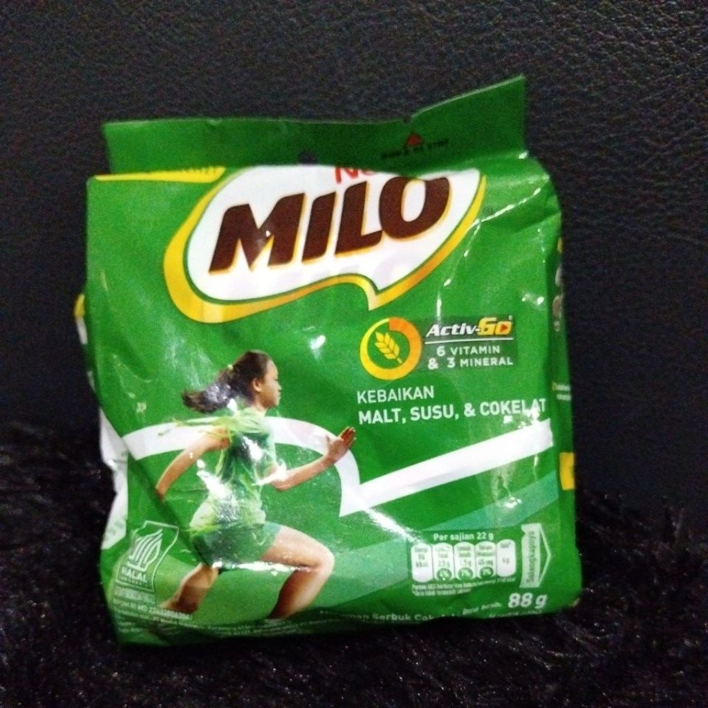

Milo activ go 4x22gr atau 22gr isi 4 sachet