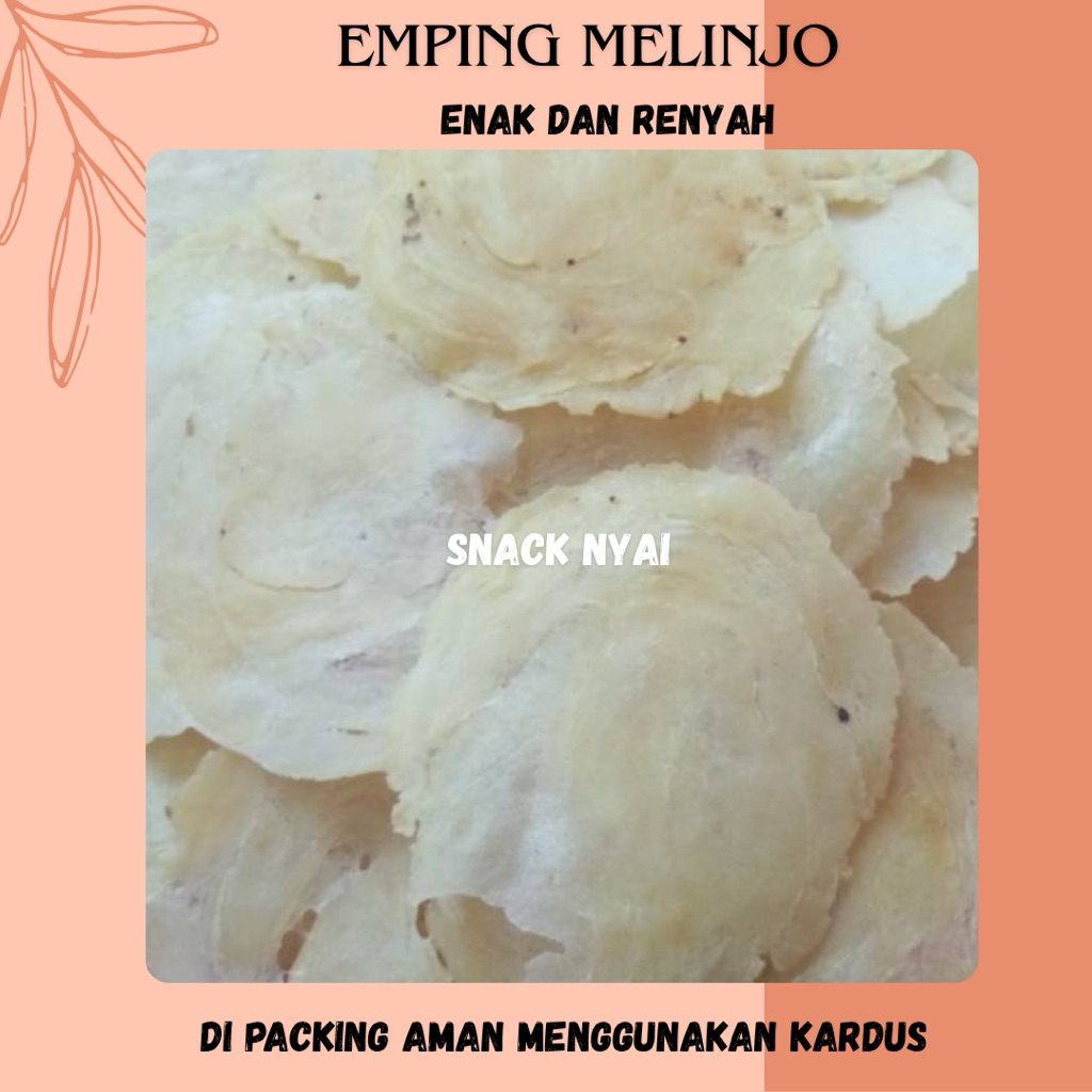 

emping mlinjo super 1kg free kardus