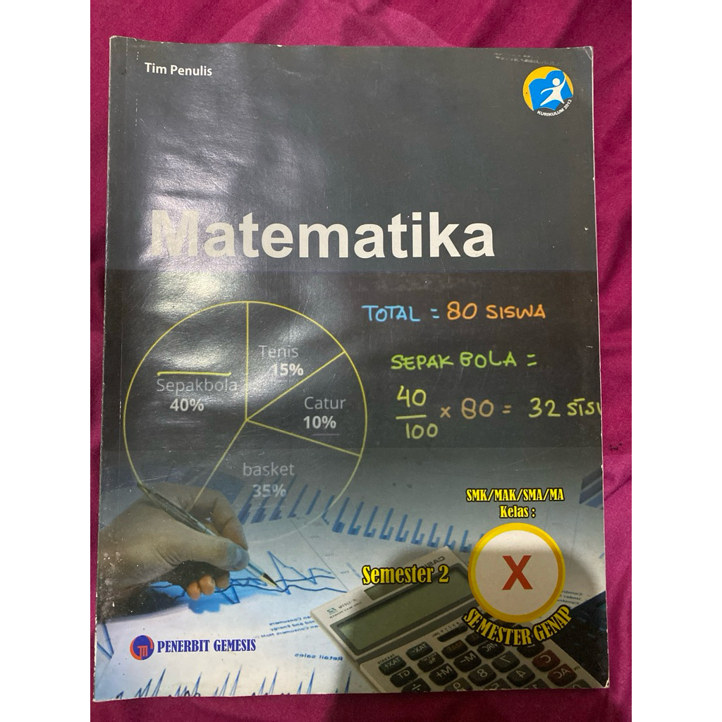 Modul MATEMATIKA KELAS 10 penerbit GEMESIS