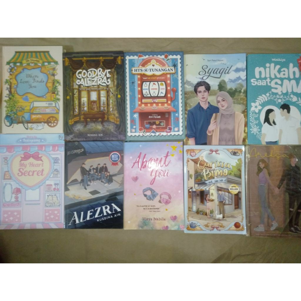 preloved novel goodbye alezra HC