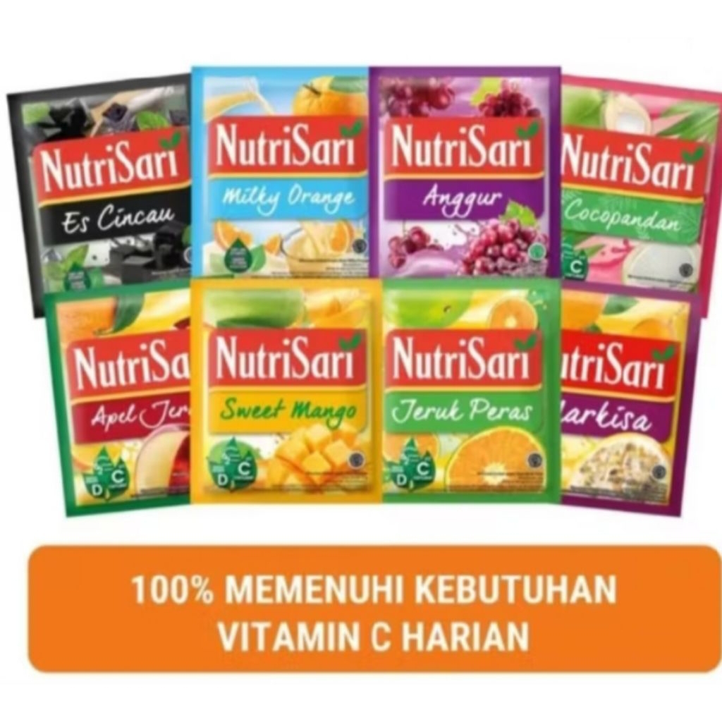 

Nutrisari kemasan renceng 10 pcs