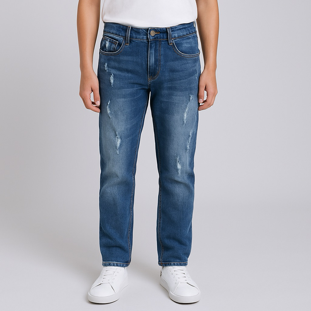 Surfakiller Celana Panjang Pria Softjeans Ripped Slimfit