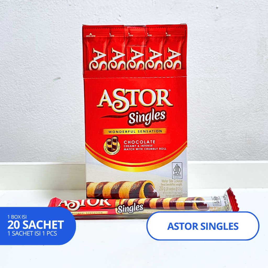 

Astor Singles 250gr Box Isi 20 Sachet