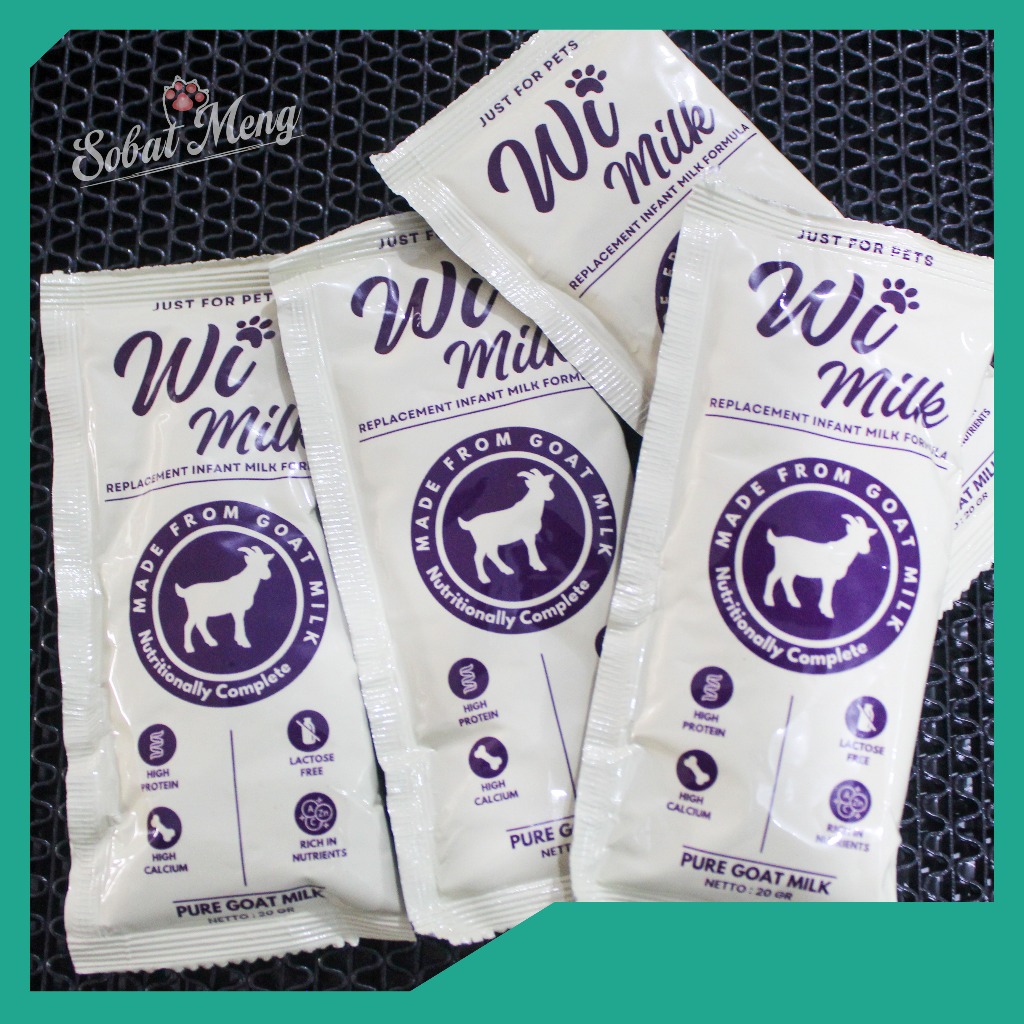 WI MILK 20G SACHET | SUSU HEWAN KUCING ANJING KELINCI WI MILK SATUAN
