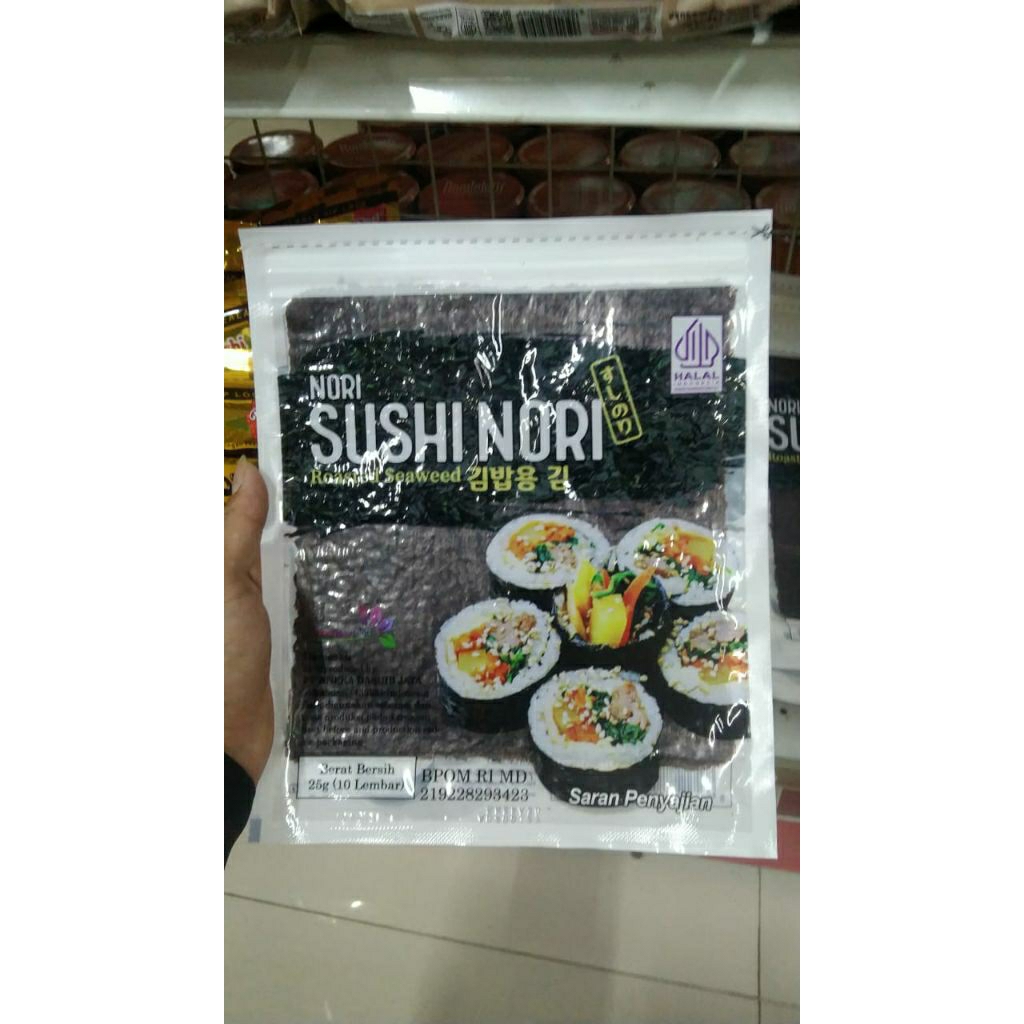

nori sushi nori isi (10 lembar)