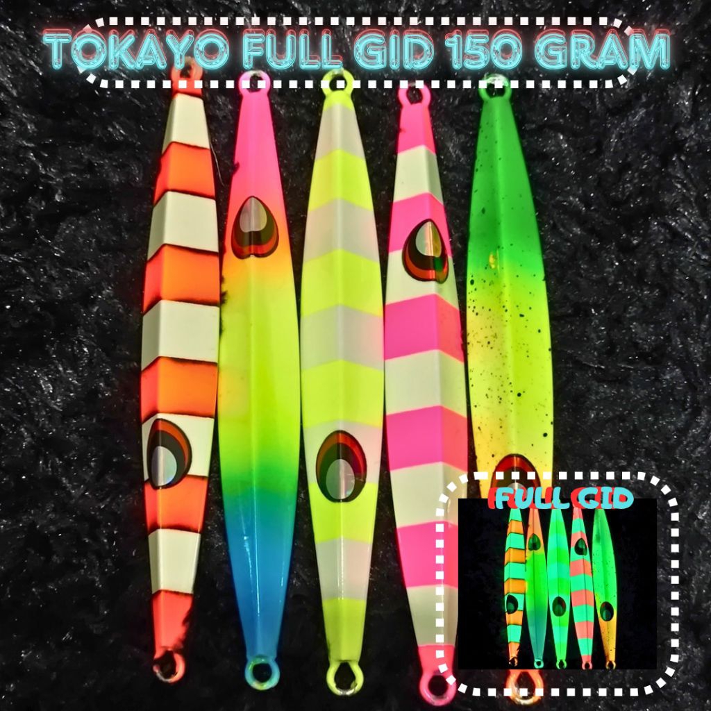 UMPAN PANCING METAL JIG TOKAYO 150gram FULL GID