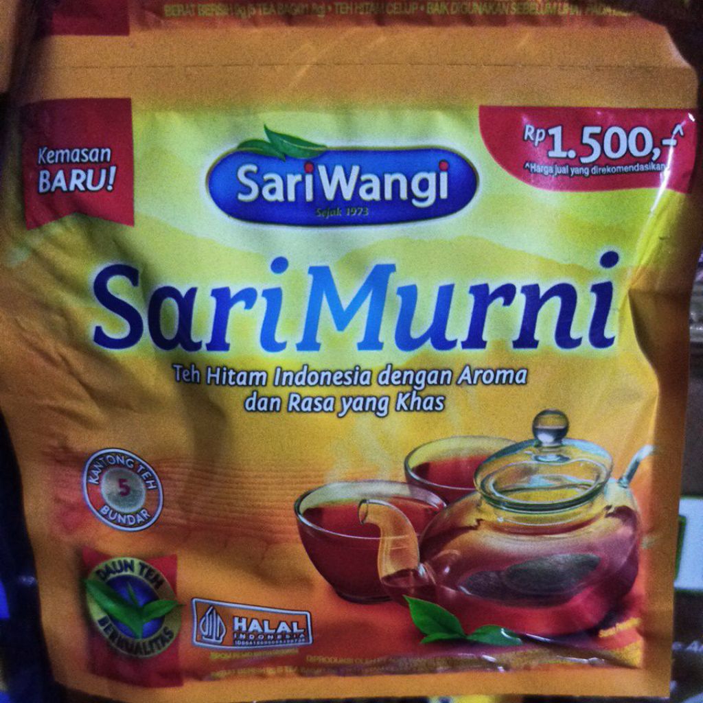 

Teh Sariwangi Teh SariMurni Teh celup