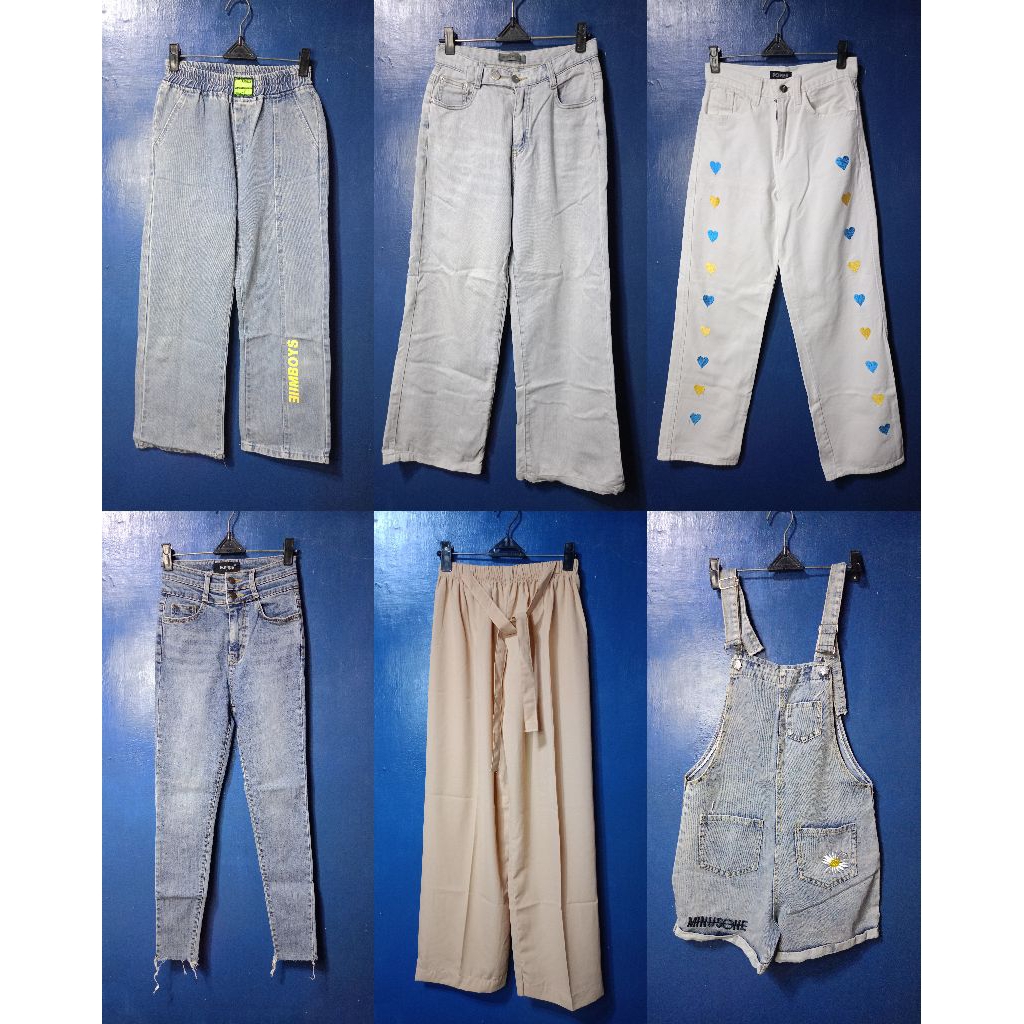 SALE  PRELOVED KULOT OVERALL ROK HOTPANTS JEANS