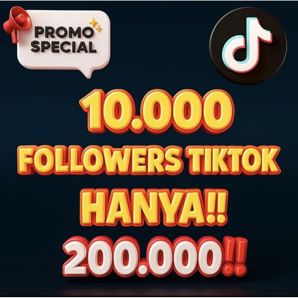 followers tiktok permanen termurah || tiktok followers bergaransi