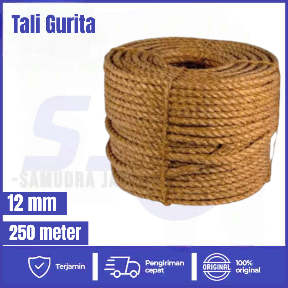 

Tali Tambang Manila 12 mm x 220 Meter Serat Abaka