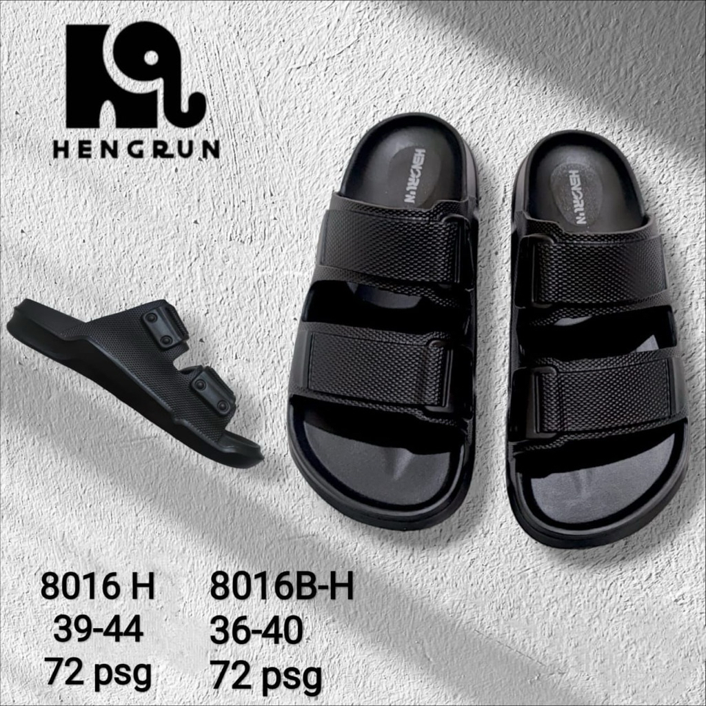 SANDAL KARET PRIA BAN 2 ANTI SLIP