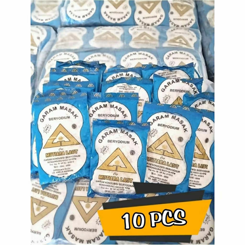 

10 Pcs Garam Masak Cap Segitiga Mas Beryoudium Salt Himalaya
