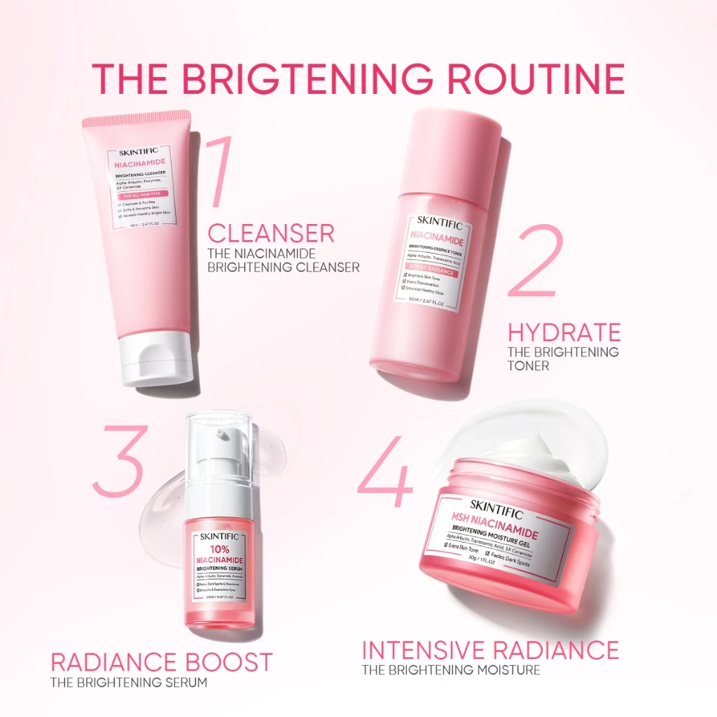 SKINTIFIC - Niacinamide Brightening Cleanser 80ml | Facial Wash Cleanser